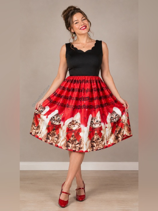 Dresses & Skirts - Festive Cat Christmas Dress